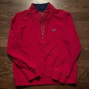 Vineyard Vines Red and Navy Pullover